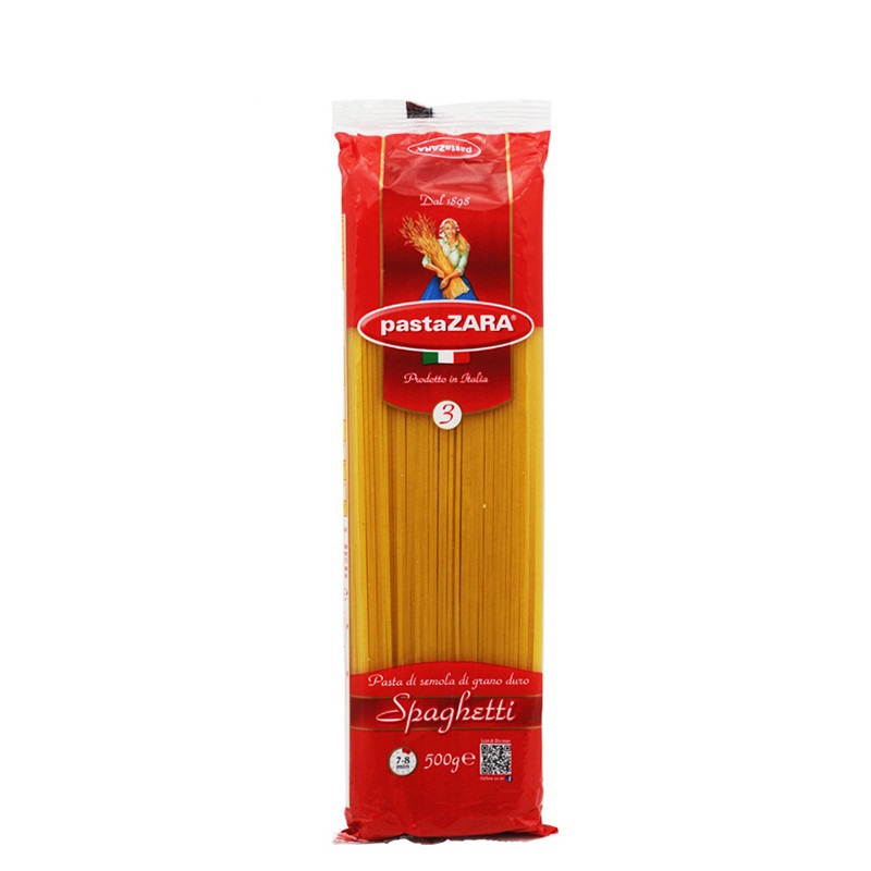 厨乐(PASTA ZARA)意大利面条(#3幼身型)500g