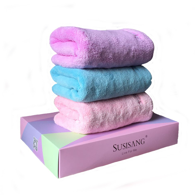 长款毛巾包头干速干洗澡毛巾加大成人家用胜纯棉
