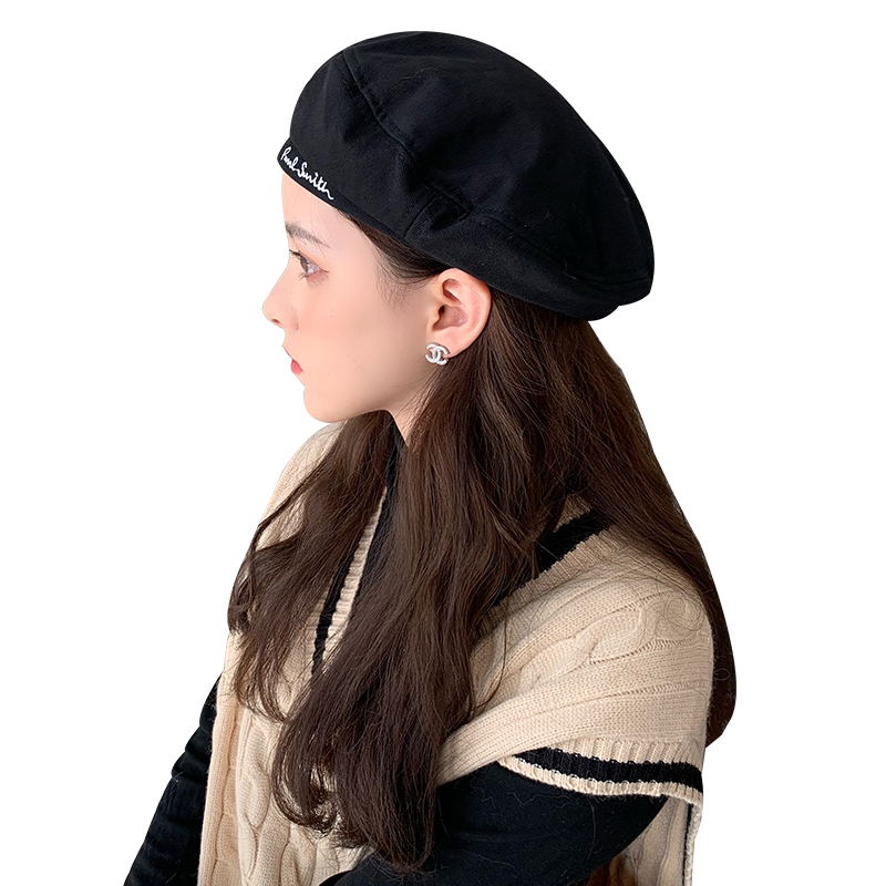 尼曼贝雷帽女秋冬薄款日系百搭英伦复古画家帽女韩版潮时尚秋季帽子女