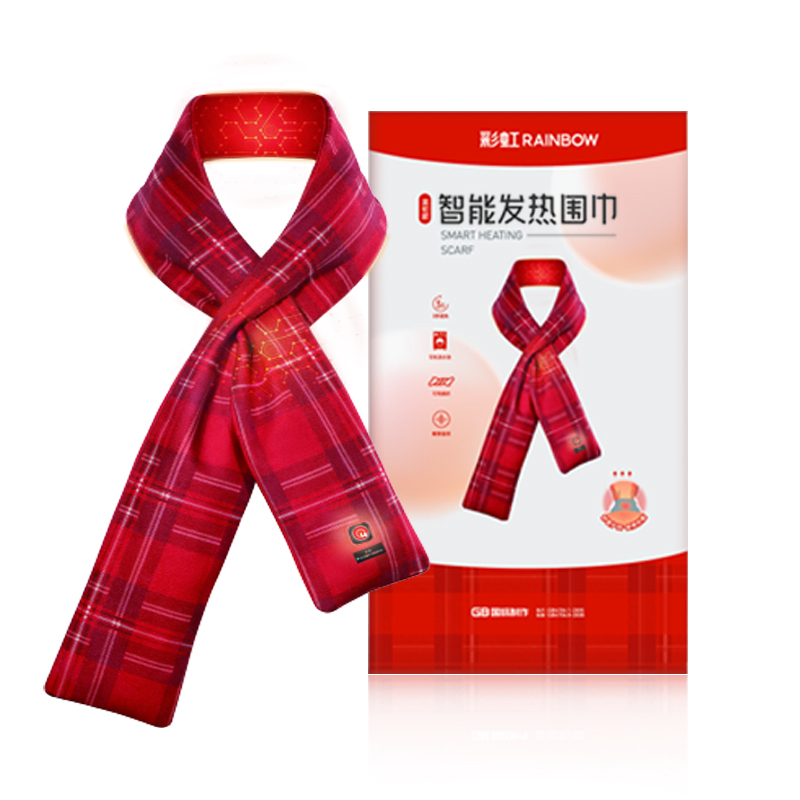 彩虹智能发热围巾-英伦款 1710