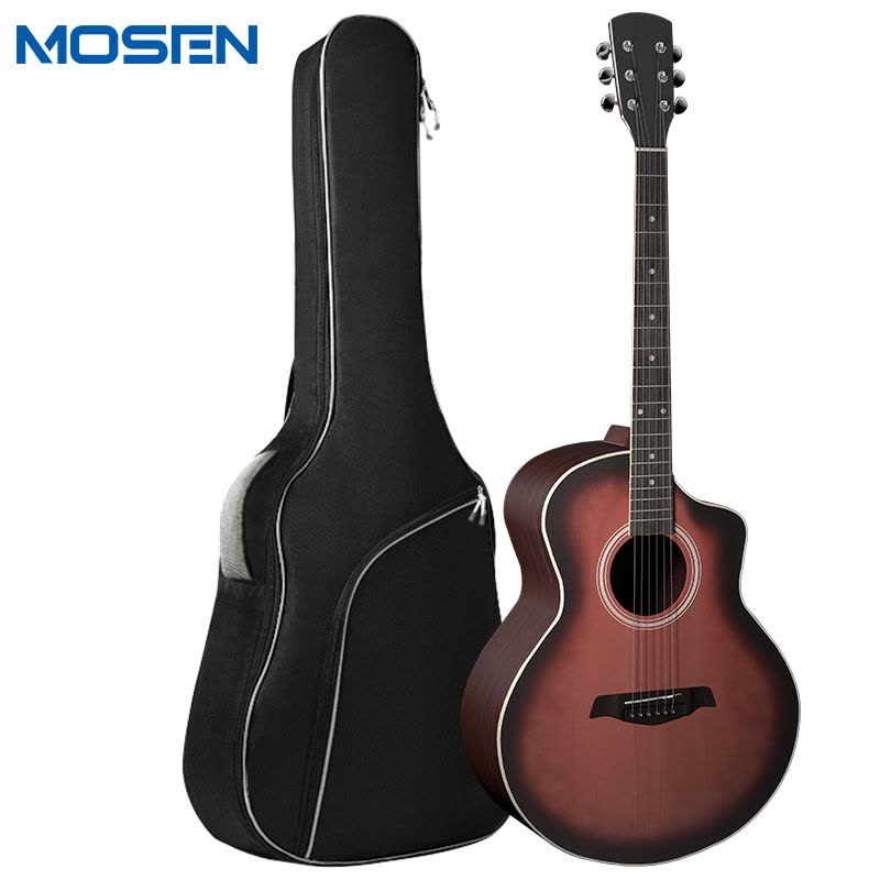 莫森(mosen)MS-G60 单板民谣吉他初学者面单木吉他 D桶型新手入门吉它41寸图片