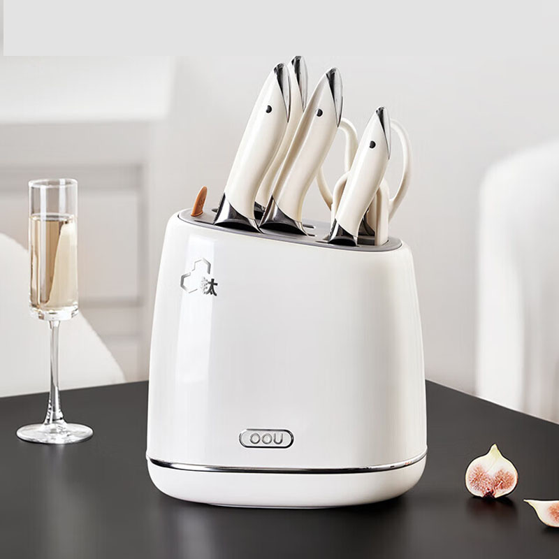 OOU!菜刀厨房刀具套装家用全套厨具剪刀水果刀 【鲸钛】升级款7件套