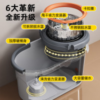 JJ-A70家杰优品旋转拖把(拖把1+桶1+拖布x4)