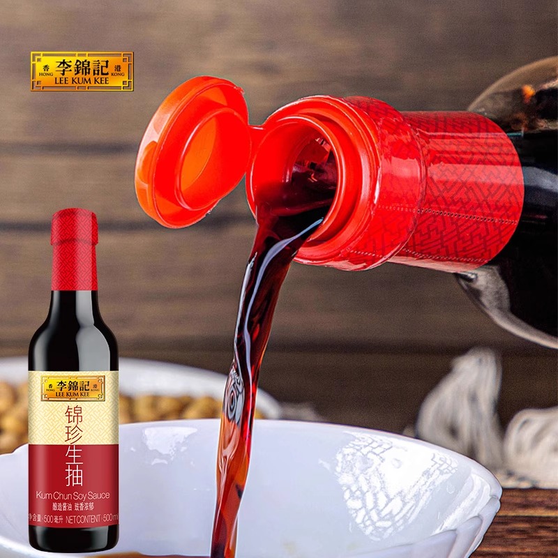 李锦记锦珍生抽酱油大桶家用装炒菜凉拌火锅蘸料厨房调味品(F)高清大图