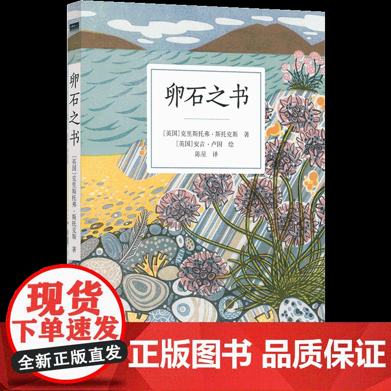 [天际线]卵石之书 收录艺术家安吉•莱温创作的一系列版画 全彩印刷含44幅彩色版画和水彩画 译林正版高清大图