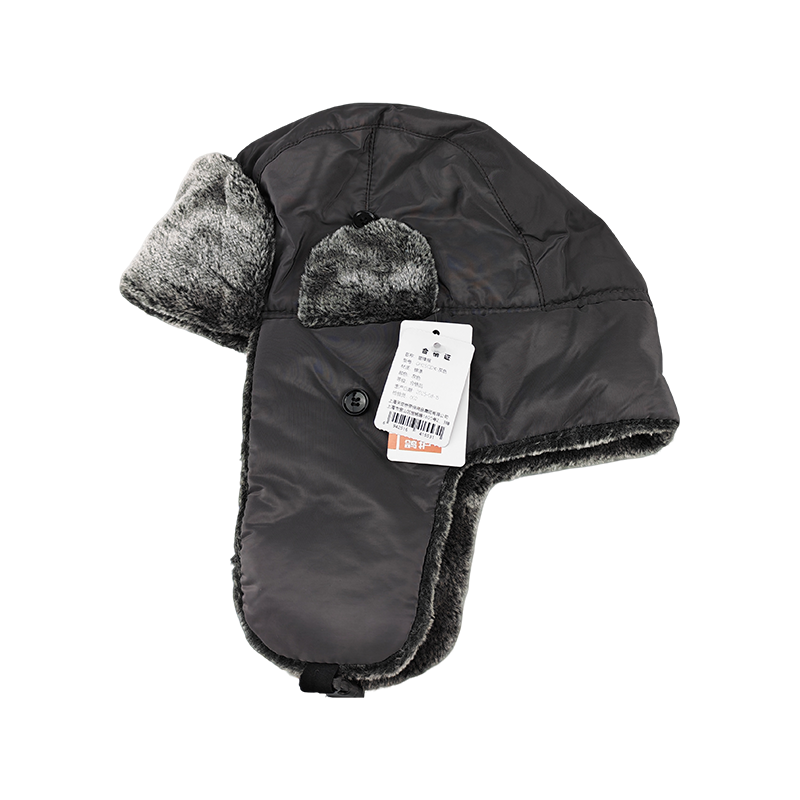 鸽护 雷锋帽 GH25QDK-灰色 顶高清大图