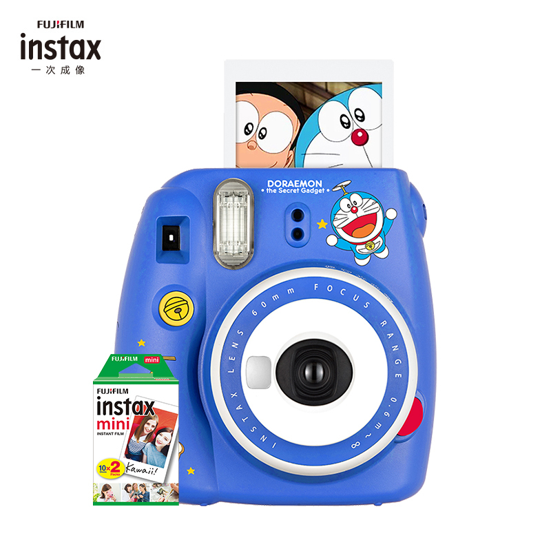 富士(FUJIFILM)INSTAX 立拍立得 一次成像 胶片相机 mini9哆啦A梦富士定制款 套餐二(含20张相纸)