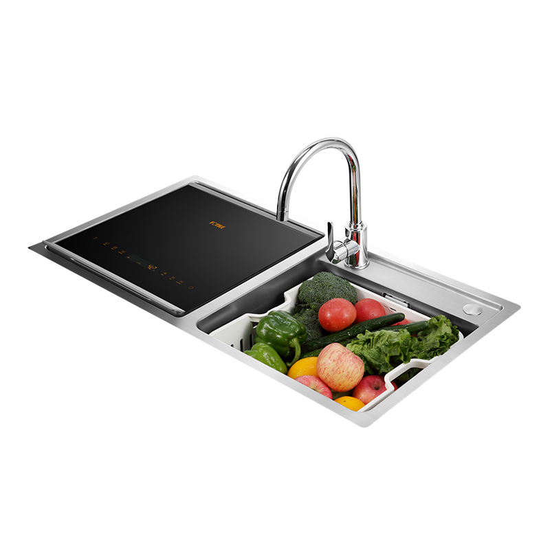 洗碗机智能厨房家用一体纯嵌平式洗果蔬海鲜去农残高温除菌刷碗机视频