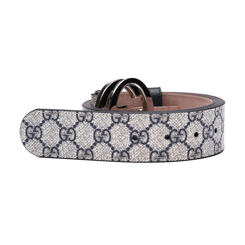 gucci古驰男士人造帆布皮带腰带411924kgdhn