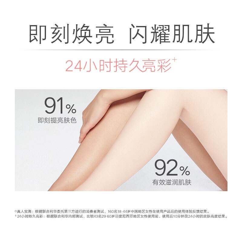 凡士林Vaseline维他亮肤烟酰胺流光润肤乳180G焕亮水润修护钻石肌晶冻清爽润肤露身体乳润体乳