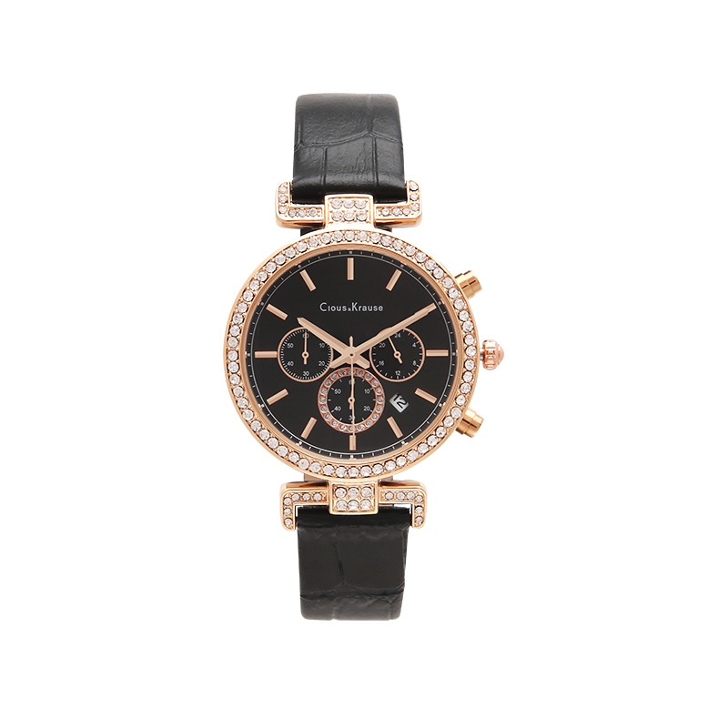 clouskrause女士商务气质高档石英表cko20s013a视频