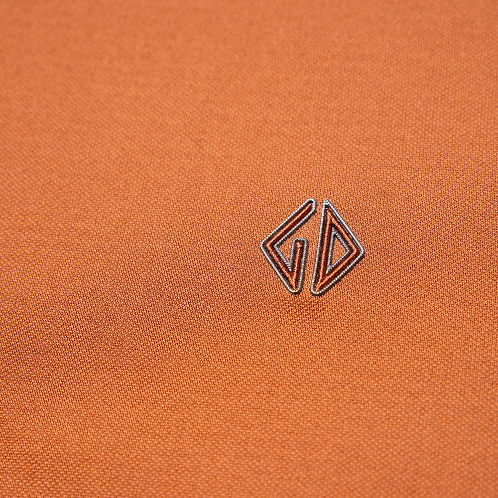 尘界男装纯色短袖POLO衫男2025夏季新款商务休闲修身翻领高端T恤高清大图