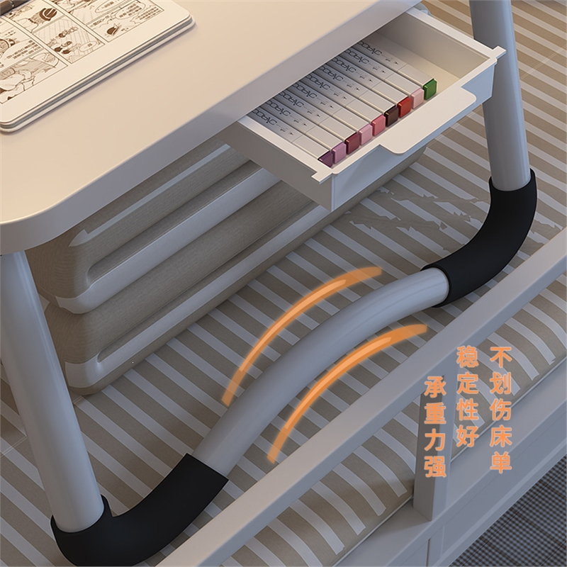床上小桌子阿斯卡利(ASCARI)可折叠桌笔记本电脑桌书桌家用简易飘窗阅读桌学生宿舍上铺桌床边办公写字桌多功能儿