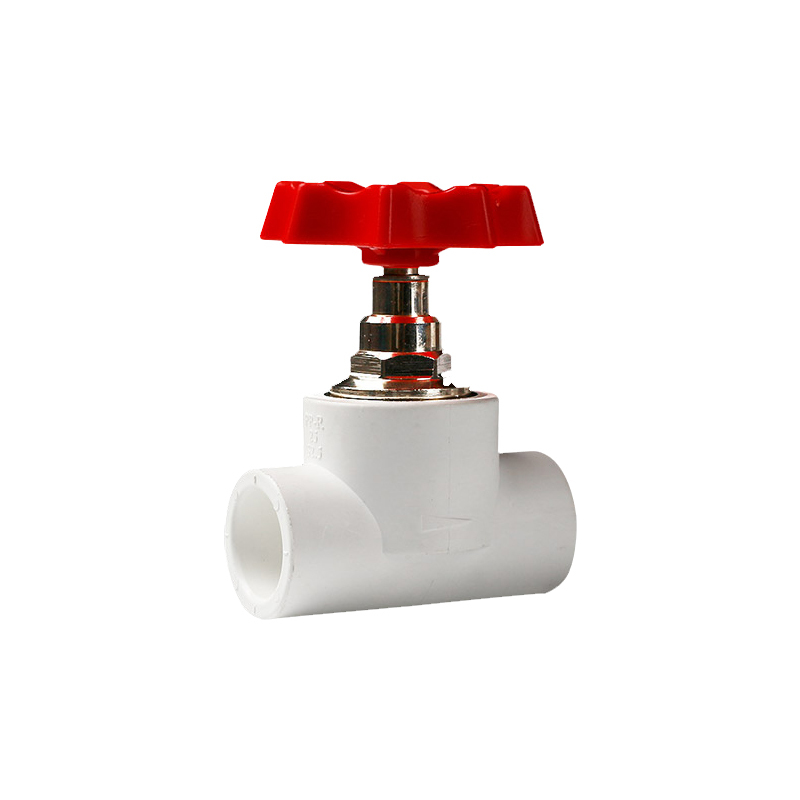 联塑 ppr管件 截止阀 6分 热水管配件 阀门闸阀 止水阀 白色 dn25