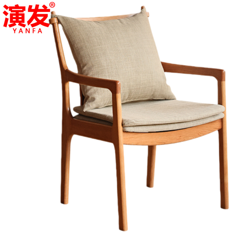 演发 实木椅56cm 把高清大图