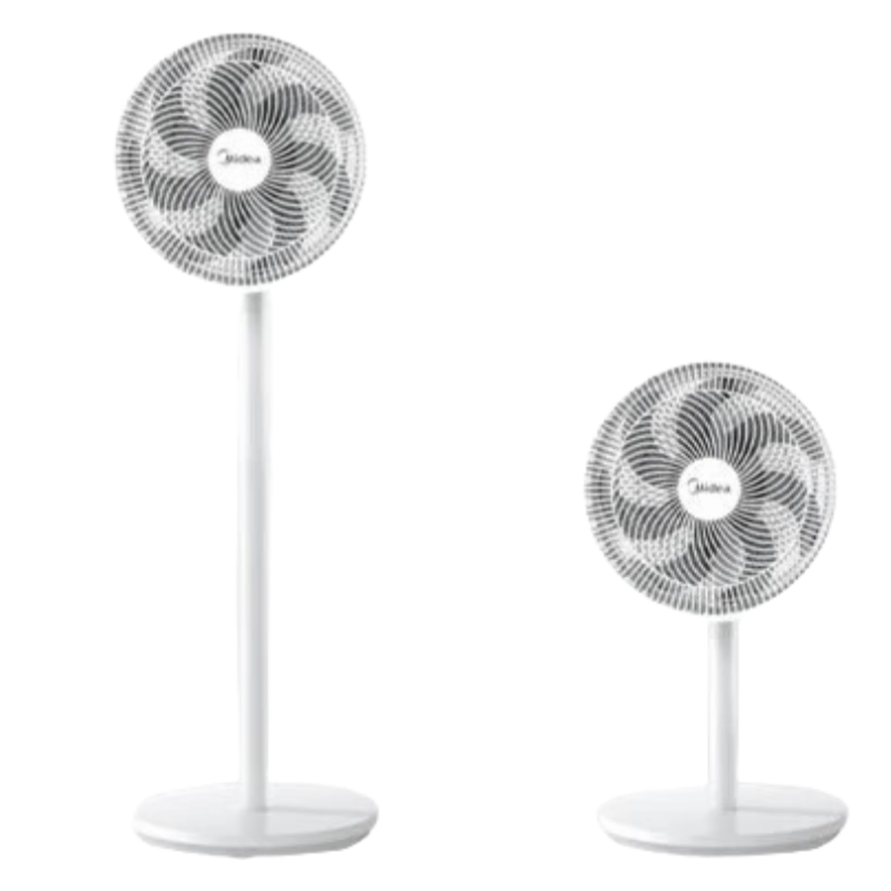 美的(Midea) SAF30AC 落地扇 家用七叶立式落地扇宿舍卧室轻音节能摇头桌面小风扇大风力