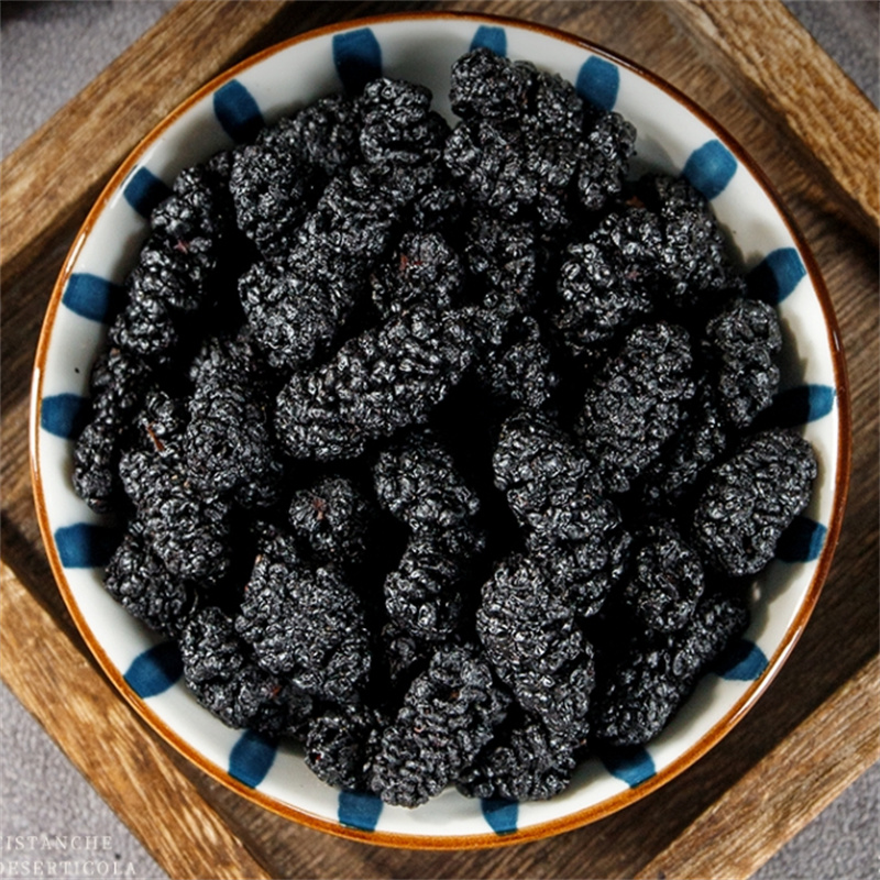 新疆大果桑葚干黑桑椹桑葚茶甄选泡茶泡酒正品官方店免洗无硫可搭枸杞高清大图