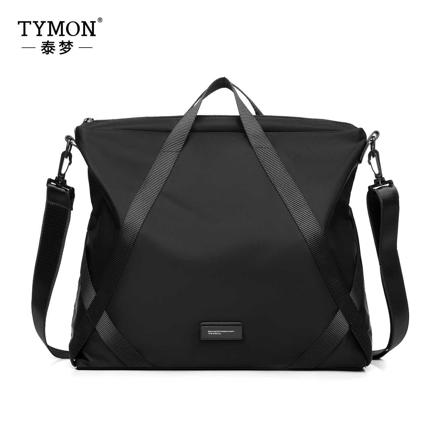 TYMON(泰梦)左岸随行单肩斜挎包 黑色 TM-6568