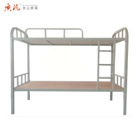 质凡双层高低上下铺铁架子床 学生成人员工宿舍 经济型双人床铁床