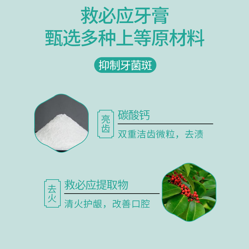 牙博士 抑制牙菌斑牙膏/105g三支装高清大图
