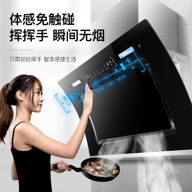 先科 侧吸式 ≥22m06/min 油烟机