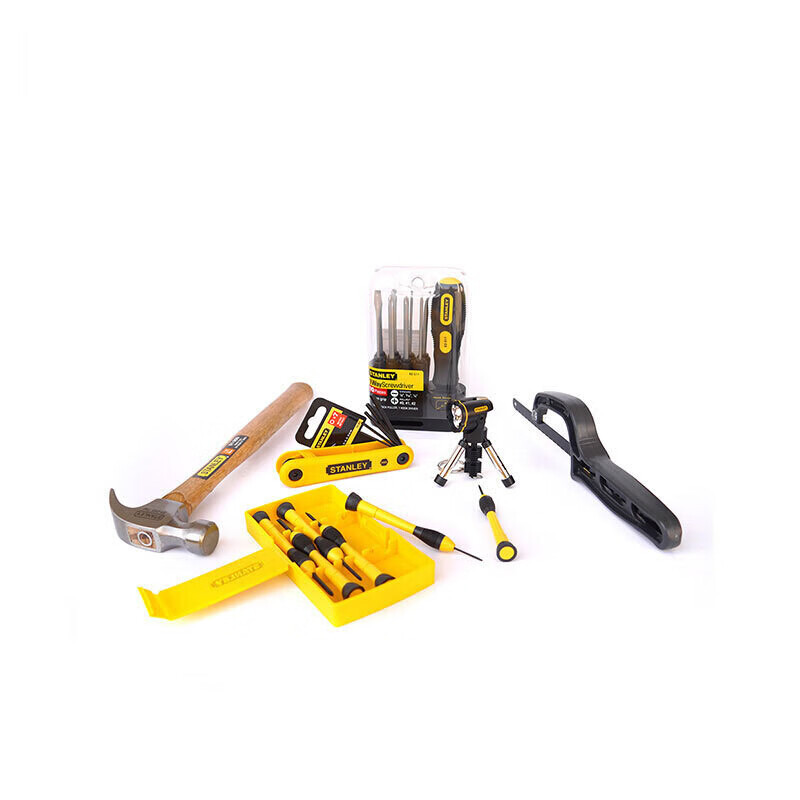 史丹利(STANLEY)LT-017-23 20件套紧固敲击切割工具托螺丝刀锯弓套装