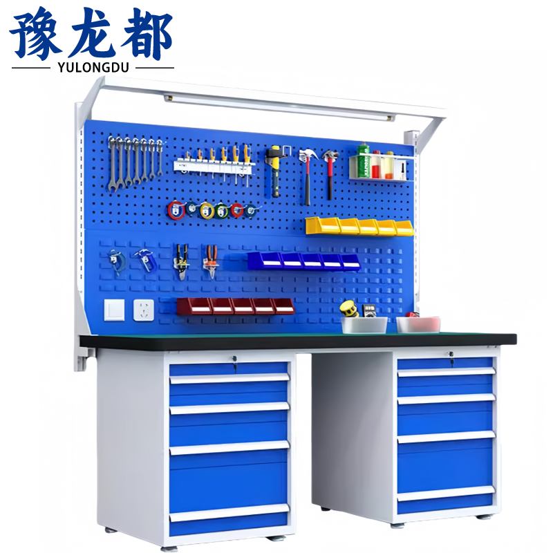 豫龙都工具桌双四抽张