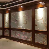 金点订做实木椴木铝合金百叶门窗帘护墙板酒柜复合门全屋定制石家庄测量定金