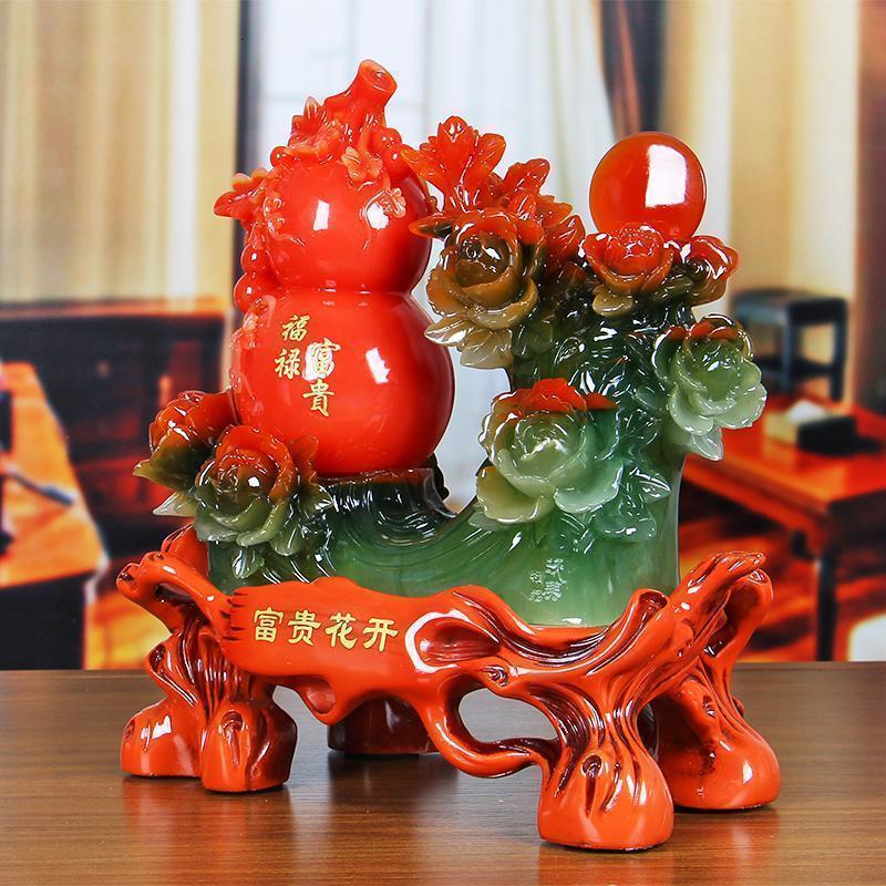 美帮汇葫芦摆件家居客厅物摆设酒柜乔迁创意装饰品开业礼品高清大图