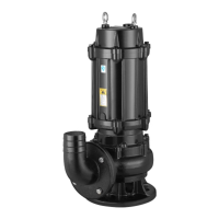 勇威(YW) 三相潜水排污泵 污水泵 【带切割】 4KW千瓦380V 80WQ40-16-4KW