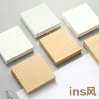 ins便利贴粘性强便签贴纸牛皮纸办公可撕便签本记事贴留言n次贴纸