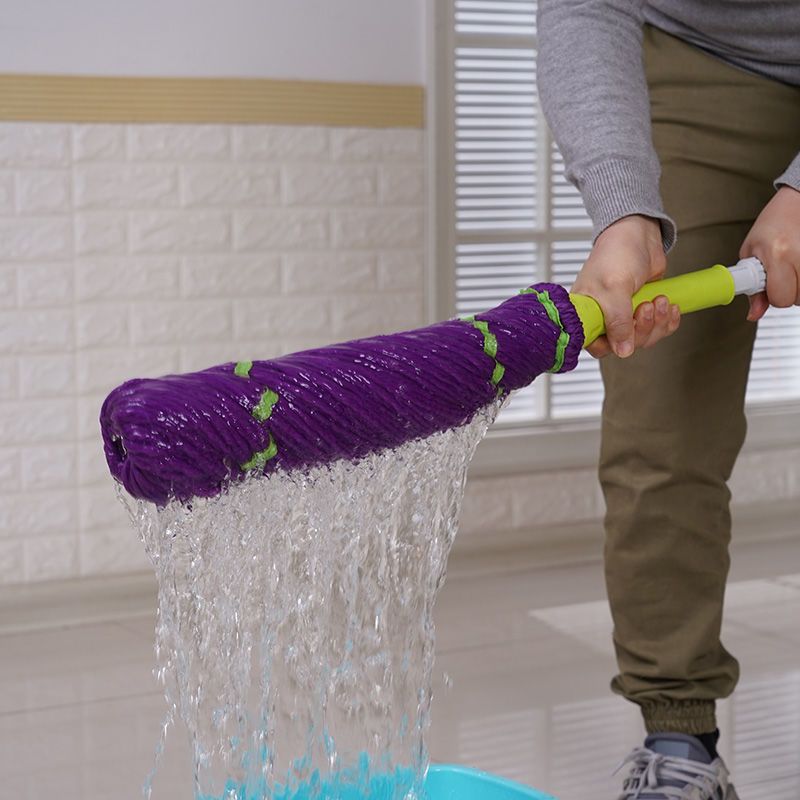 俞兆林自拧水拖把免手洗拖把墩布家用挤水普通旋转懒人拖把拖把头普通