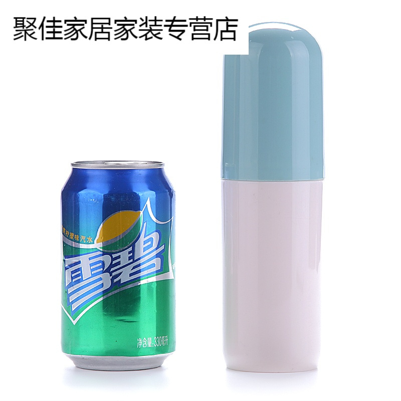 家柏饰(CORATED)便携式带盖洗漱杯牙刷盒旅游刷牙漱口牙缸杯子牙筒牙膏牙刷收纳盒高清大图