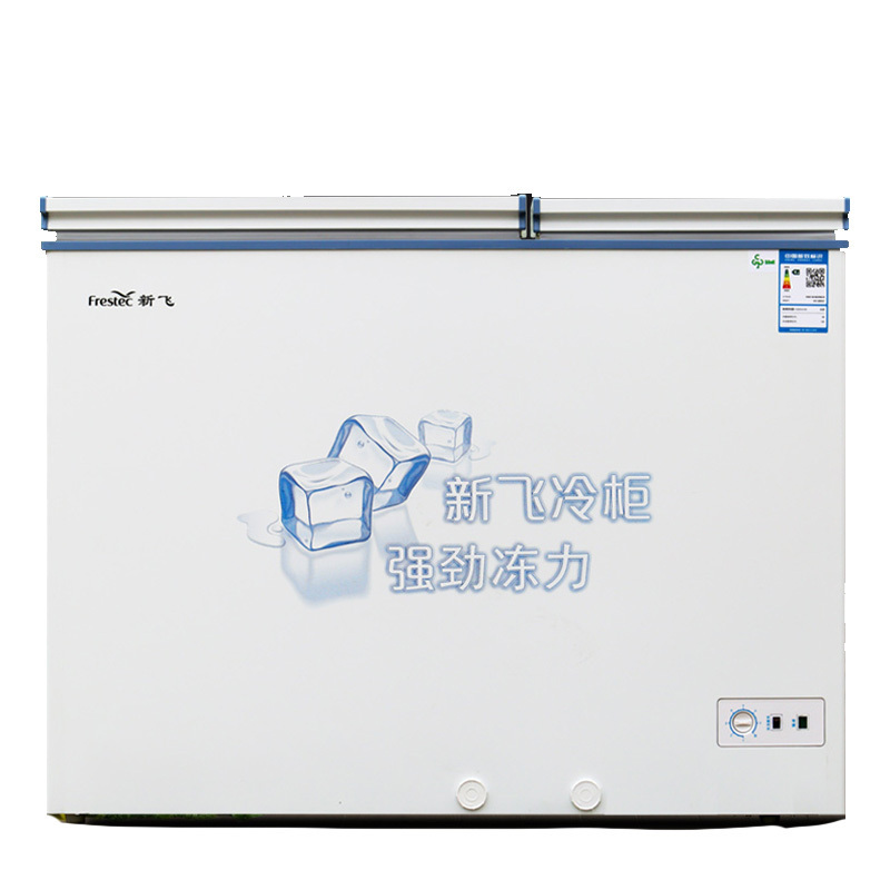 frestech/新飞 bcd-208khat 208升冰柜家用节能一级能效大容量商用双