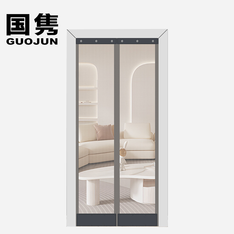 国隽 磁吸网纱门帘 定制/平方米高清大图