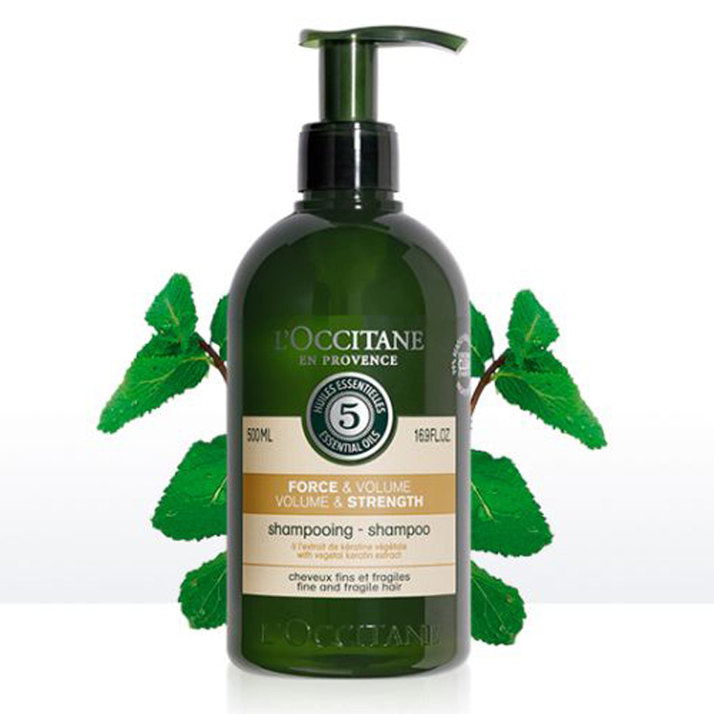 欧舒丹(L’OCCITANE)草本强韧丰盈洗发水500ml 滋润蓬松强韧发根温和