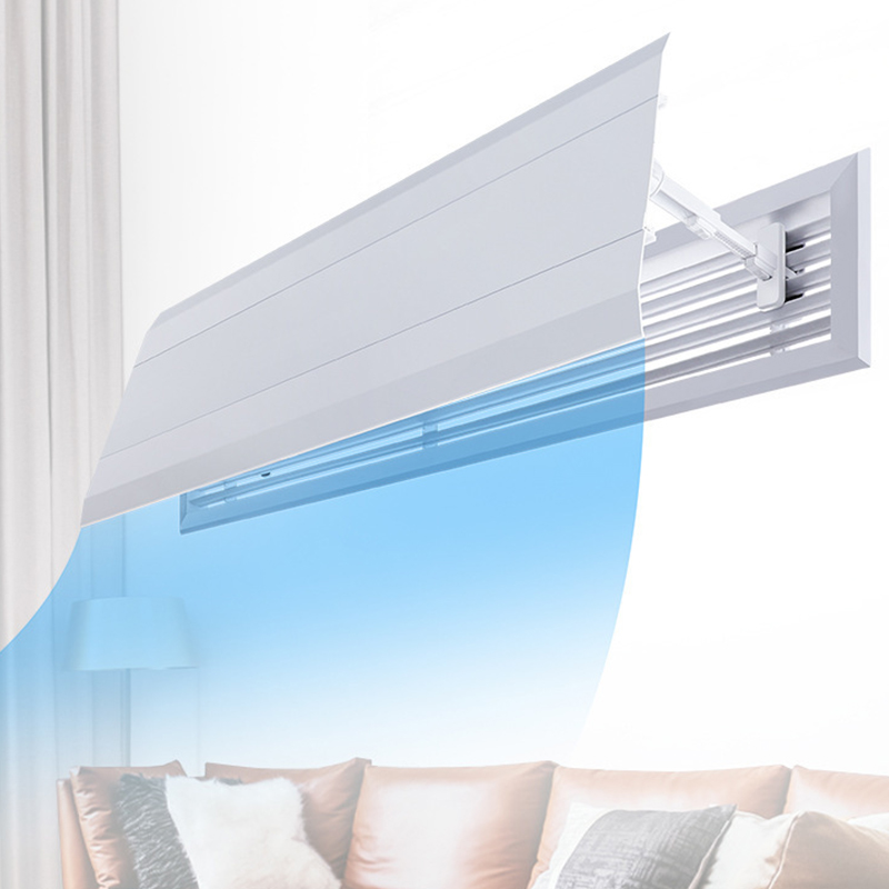 安盟臣AMC2172中央空调支架款挡风板塑钢通用200*600mm 白色高清大图