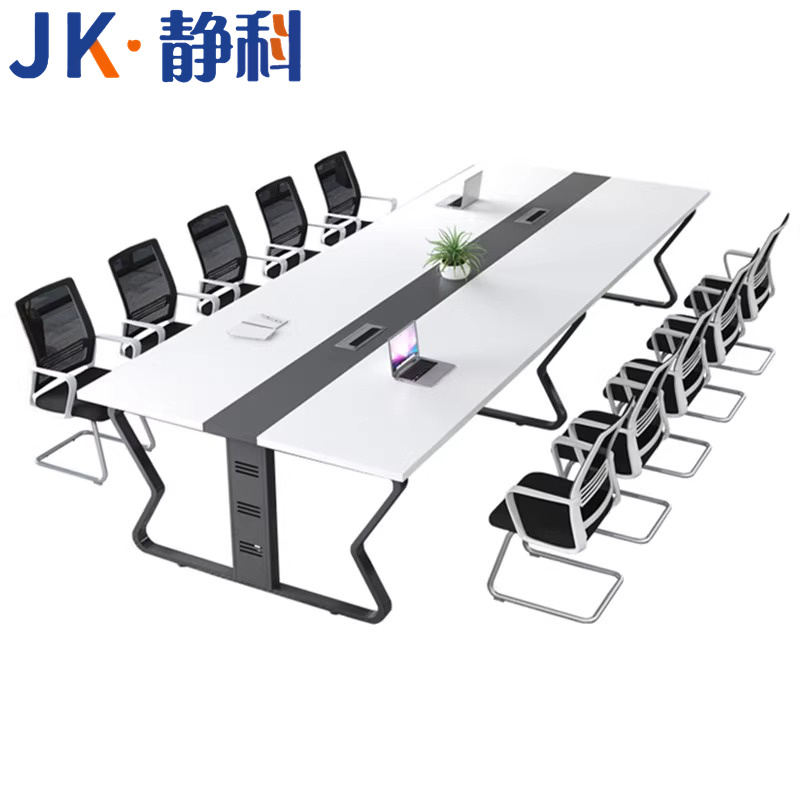 静科钢架会议桌高清大图
