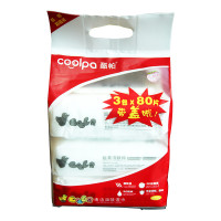 [苏宁自营]酷帕Copu清洁润肤湿巾-3包*80片 KPS-A3 便携 除菌抑菌纸巾
