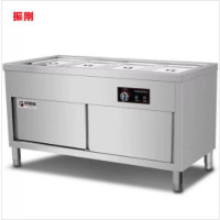 振刚 柜式保温售饭台 4大格 台