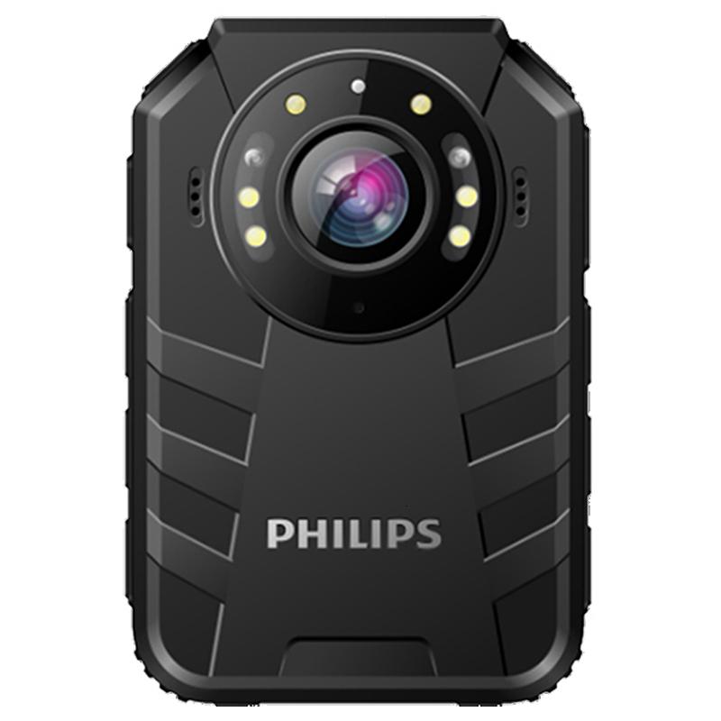 飞利浦(Philips) VTR8410 北斗+GPS定位 4G高清便携式佩带 摄像装置 (计价单位:台) 黑色高清大图