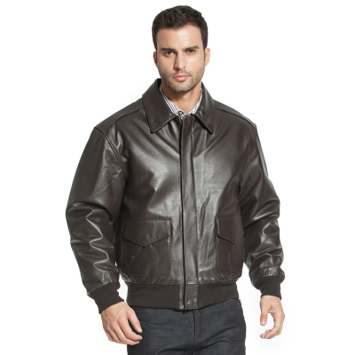 629元包邮   LANDING LEATHERS 飞行员 A-2 真皮飞行夹克