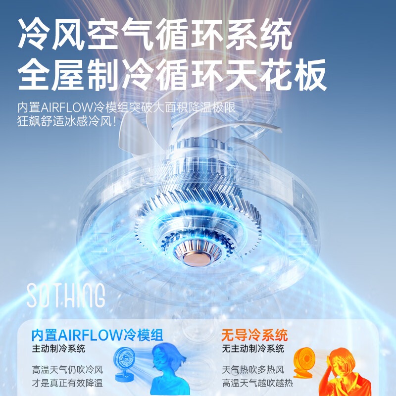 向物桌面风扇-Air 12 4000mAh灯光离线过滤版 DSHJ-S-25124000mAh高清大图
