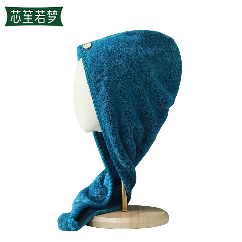 芯笙若梦 毛巾 干发帽 25*65cm 条高清大图