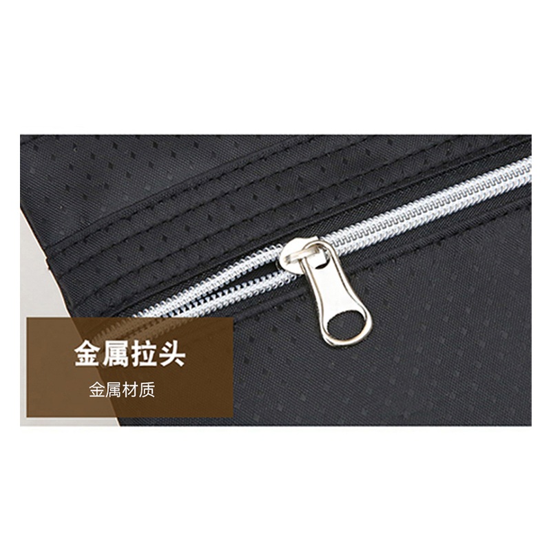 安居先森534BK男士公文包电脑包双层文件袋公文袋手提资料袋 黑色(个)