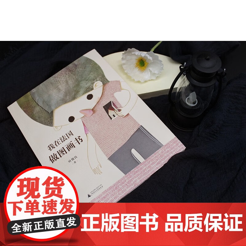 [正版]我在法国做图画书 魔法象·阅读学园 叶俊良著 一次对所来之路的成长总结 怀着感恩的心度过每一天广西师范大学出高清大图