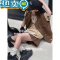 绿彩虹光韩童装女童洋气套装2023春夏儿童牛仔马甲短裤时尚两件套炸街马夹