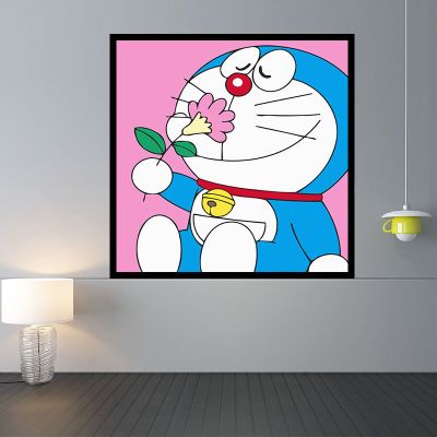 数字油画diy填充涂色装饰绘画风景油画艺术填色治愈手绘唯美挂画 bm