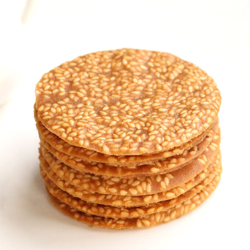 铁棍山药芝麻薄脆片手工烤片早餐零食休闲小吃酥脆饼干整箱批发 参数