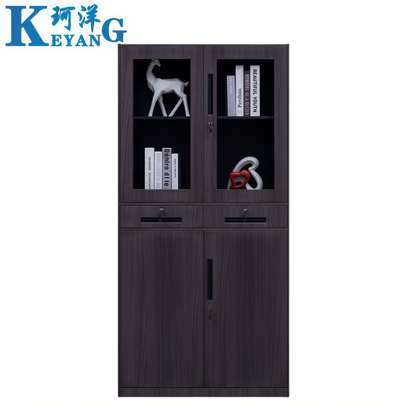 珂洋 档案柜 中二斗(灰木纹) 台高清大图